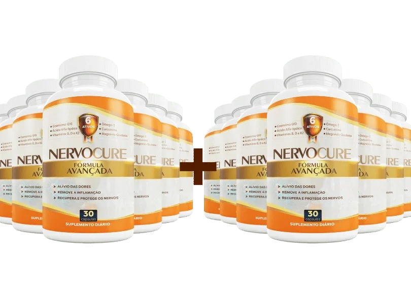 NervoCure - 12 Caixa - Suplemento Alimentar 30 Capsulas