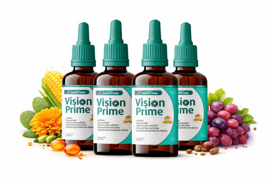 Vision Prime - 4 Frasco - Suporte Nutricional