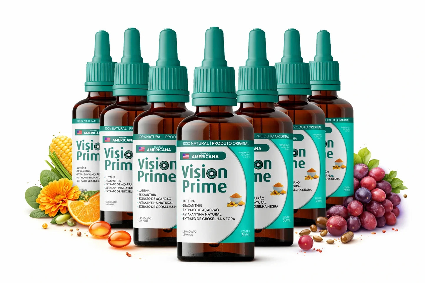 Vision Prime - 6 Frasco - Suporte Nutricional