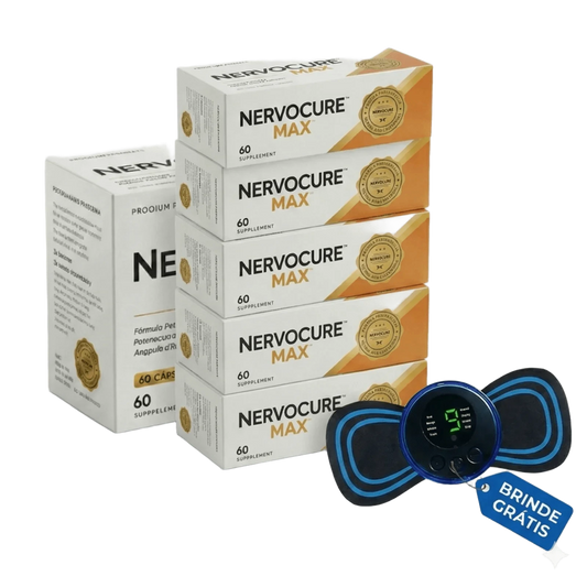 Nervocuremax - 8 Caixa Suplemento - 60 Cápsulas