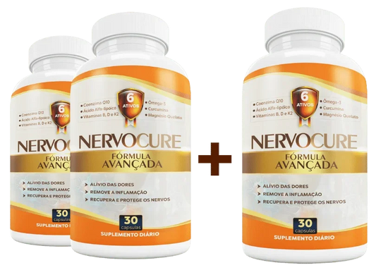 3 NervoCure Suplemento Alimentar 30 Capsulas